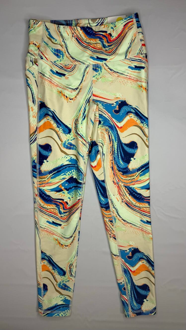 Leggings High Rise 7/8 DSG Momentum DAW12306PRT Amped Up Multi XS NWT